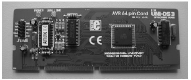   UNI-DS3 64 PIN AVR CARD