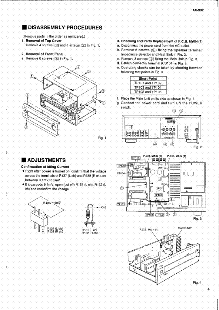 Yamaha ax 592 service manual