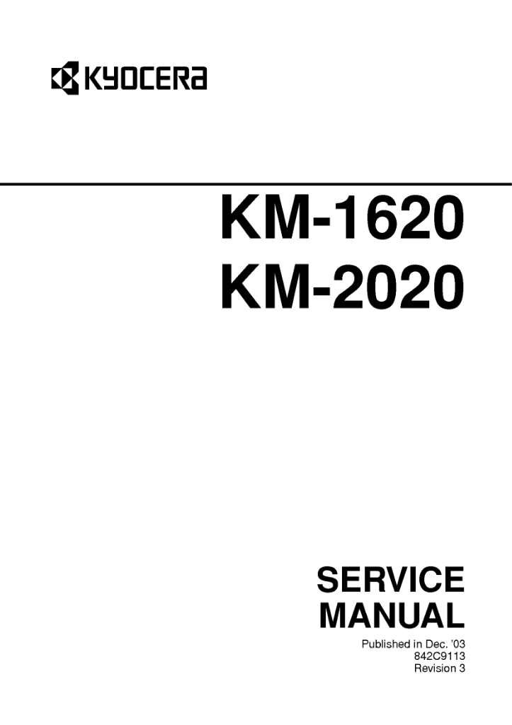 инструкция kyocera km-1620