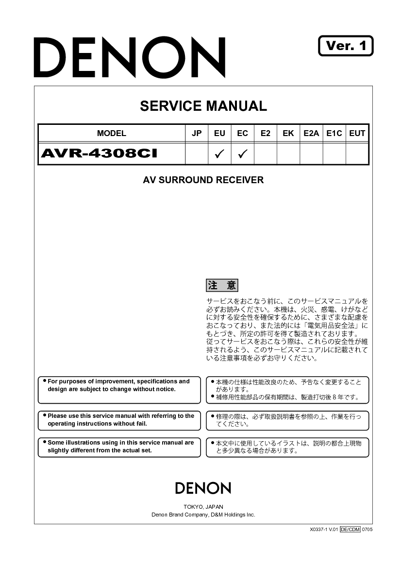 Avr-4308ci manual pdf