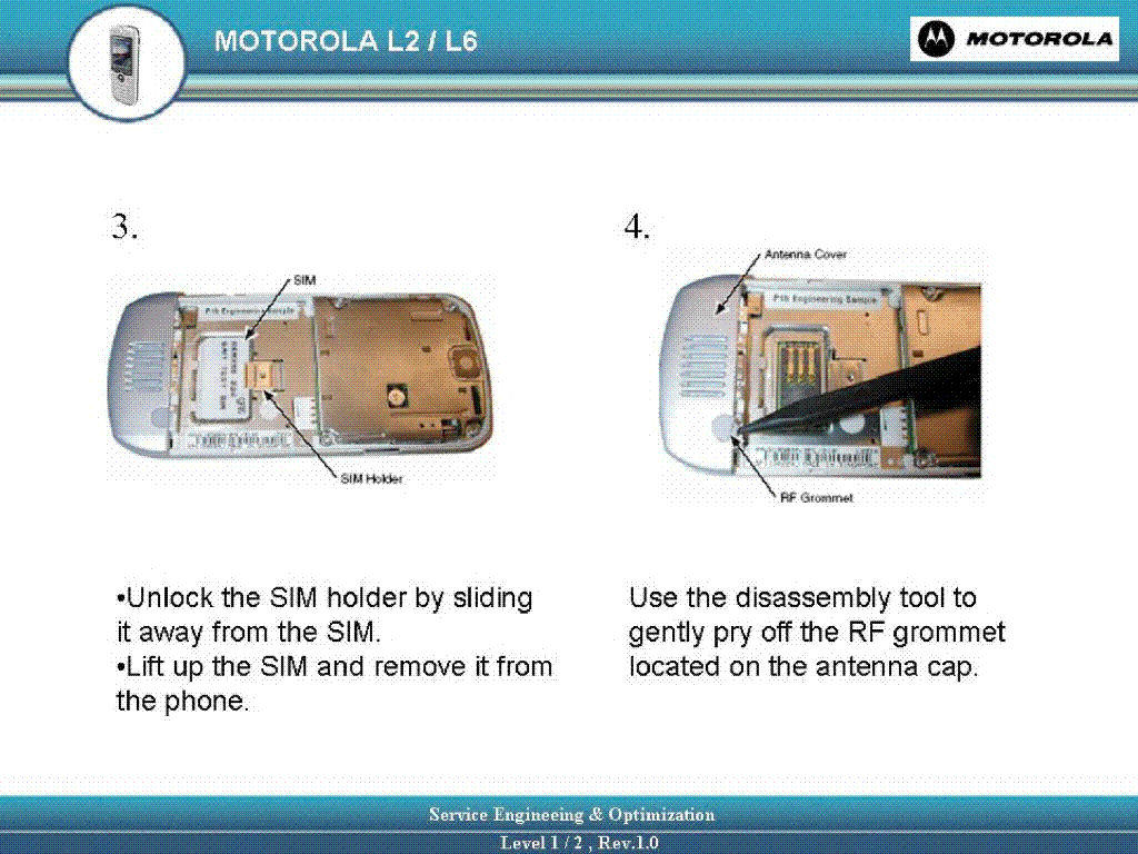 Manual De Instrucciones Motorola L601
