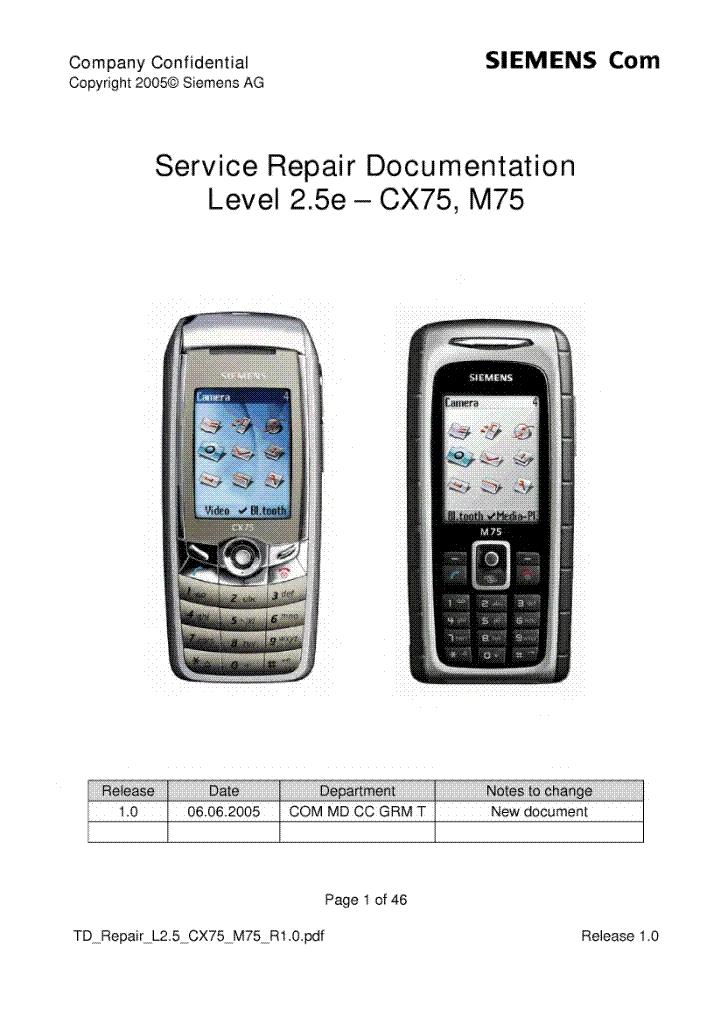 Инструкция мобильный телефон Siemens CX75 сотовый телефон - инструкции sime