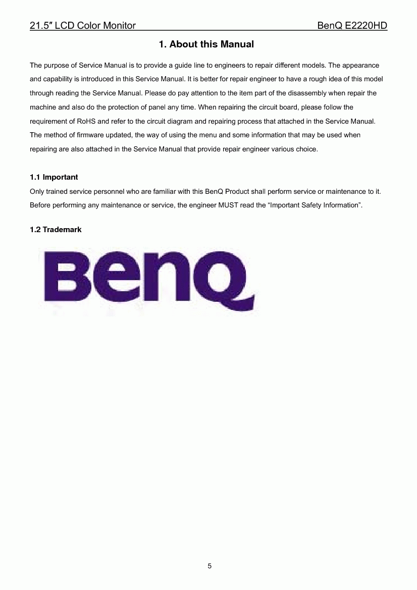 BenQ E2220HD