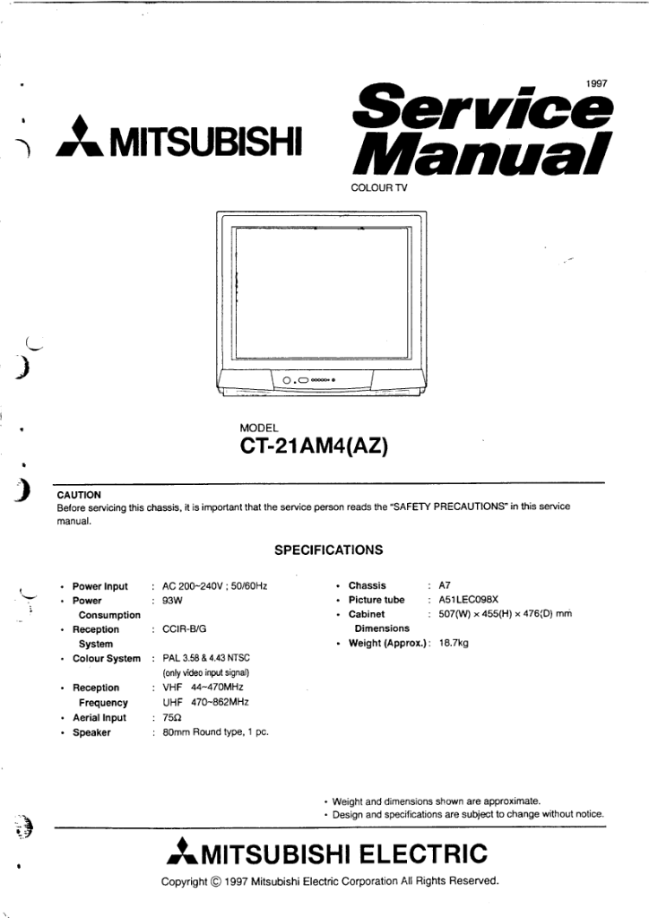 Инструкция телевизоры mitsubishi